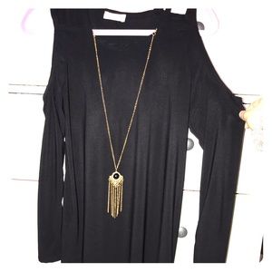black long sleeve dress